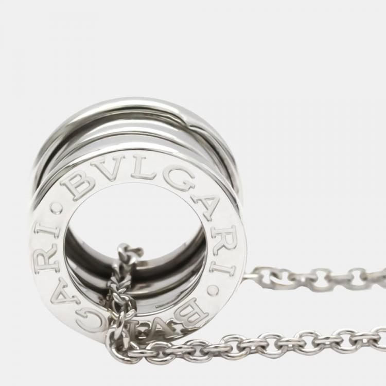 Pre Owned Bvlgari B.Zero1 18K White Gold Necklace