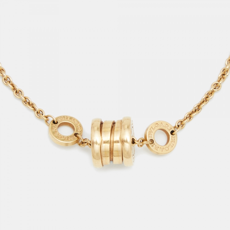 Pre Owned Bvlgari B.Zero1 18k Yellow Gold Bracelet