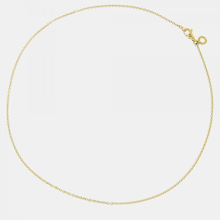 Pre Owned Bvlgari Catene Chain 18K Yellow Gold Necklace 
