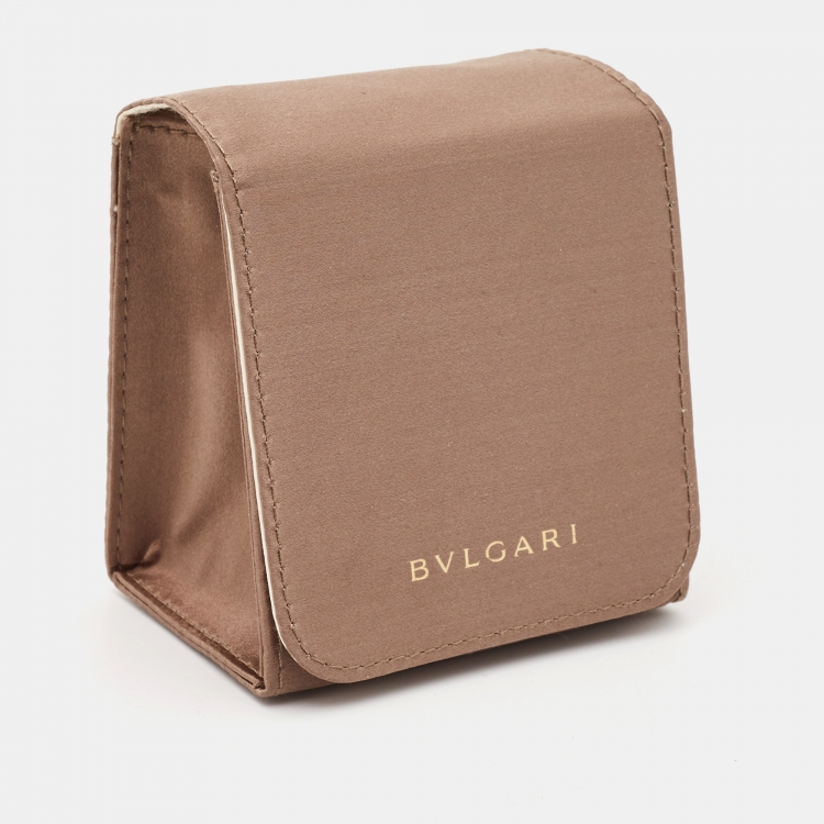 Pre Owned Bvlgari Serpenti Mother of Pearl 18K Yellow Gold Wrap Bracelet M