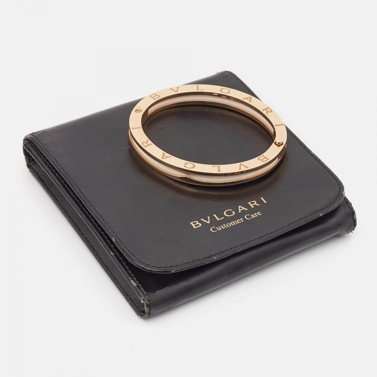 Pre Owned Bvlgari B.Zero1 White Ceramic 18k Rose Gold Bracelet M