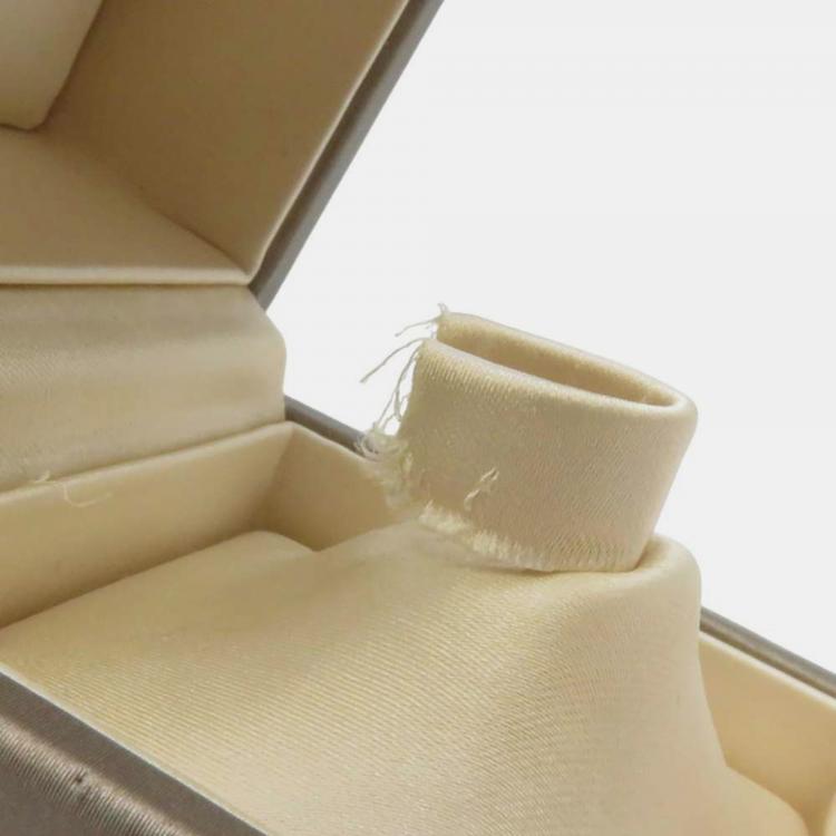 Pre Owned Bvlgari 18K Rose Gold and Diamond Serpenti Band Ring EU 53