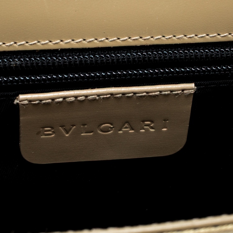 مملوكة مسبقًا Bvlgari Yellow Printed Fabric Shoulder Bag