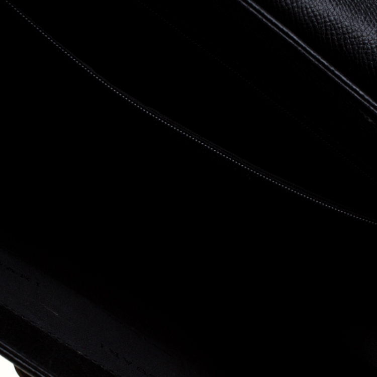 Pre Owned Bvlgari Black Leather Shoulder Bag