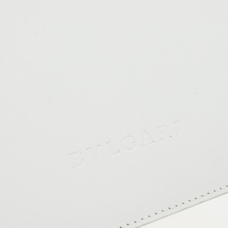 Pre Owned Bvlgari White Top Handle Bag