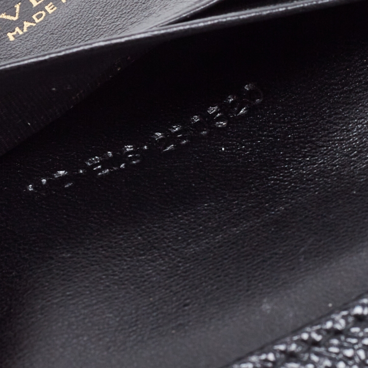 Pre Owned Bvlgari Black Leather Bvlgari Bvlgari Business Card Case