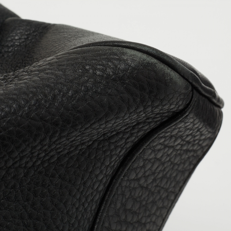مملوكة مسبقًا Bvlgari Black Leather Chain Tote