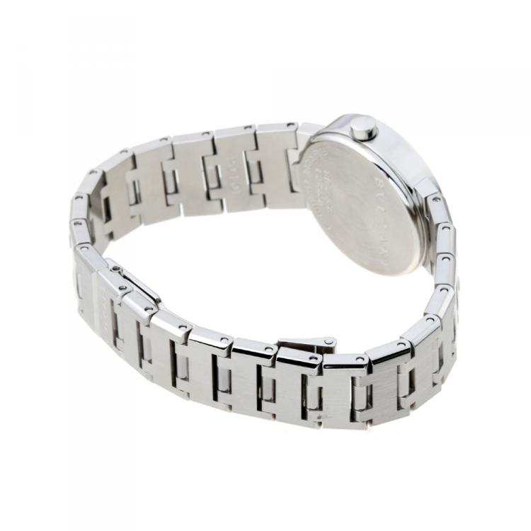 Pre Owned Bvlgari Black Stainless Steel Bb23Ss Women's Wristwatch 23MM
