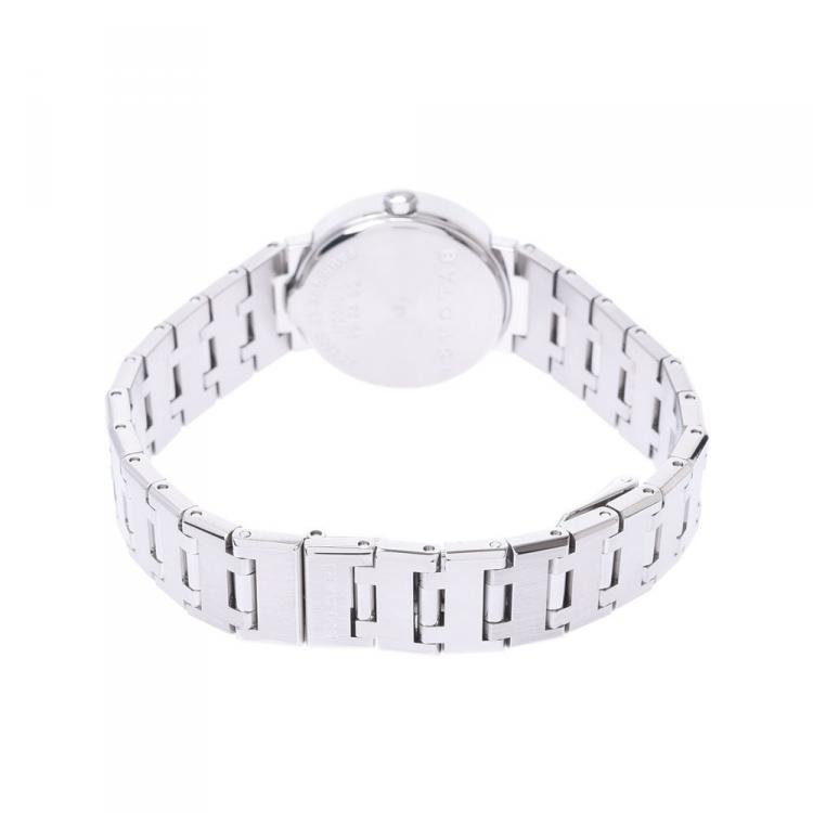 Pre Owned Bvlgari Black Stainless Steel Bvlgari Bvlgari BB23SS Women's Wristwatch 23MM