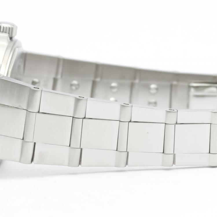Pre Owned Bvlgari Black Stainless Steel Diagono Sport Automatic LCV29S Women's Wristwatch 29 MM