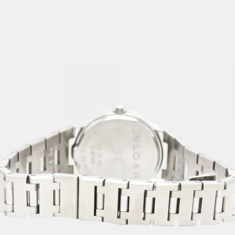 Pre Owned Bvlgari Black Stainless Steel Bvlgari Bvlgari BB23SS Quartz Women's Wristwatch 23 mm