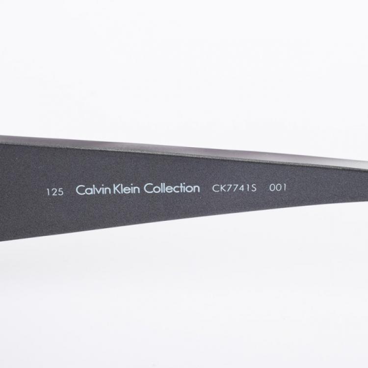 Pre Owned Calvin Klein Black 7741S Womens Sunglasses