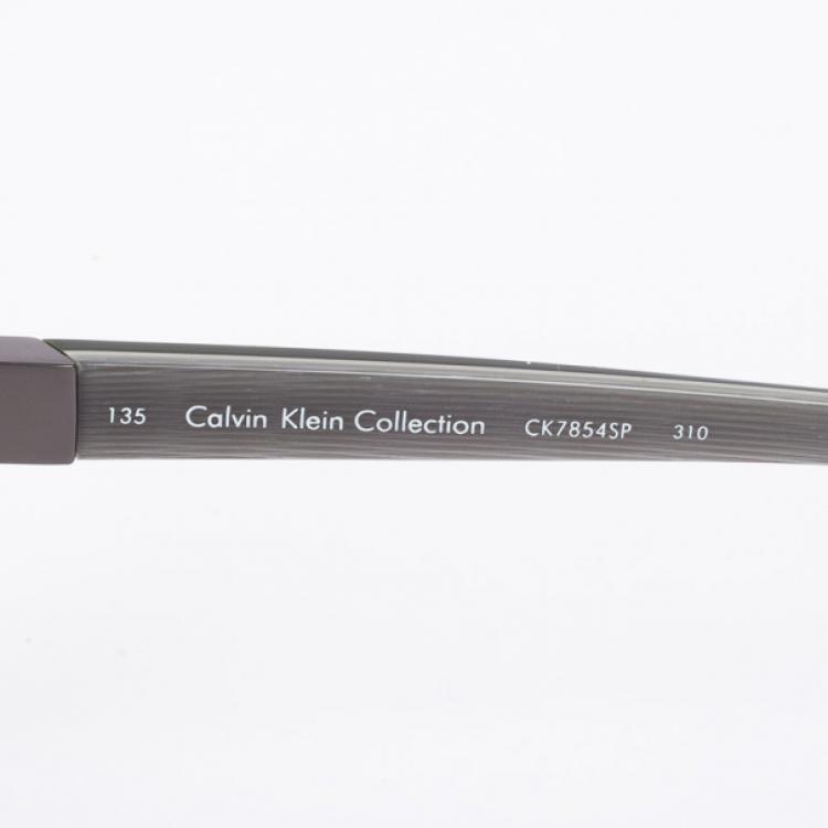 Pre Owned Calvin Klein Dark Green 7854SP Sunglasses