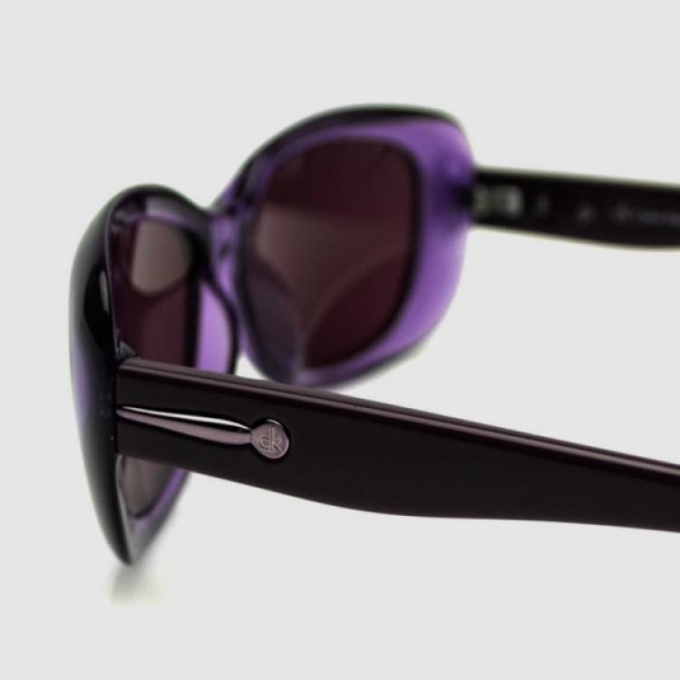 Pre Owned Calvin Klein CK3131S Purple Womens Sunglasses 