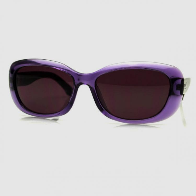 Pre Owned Calvin Klein CK3131S Purple Womens Sunglasses 