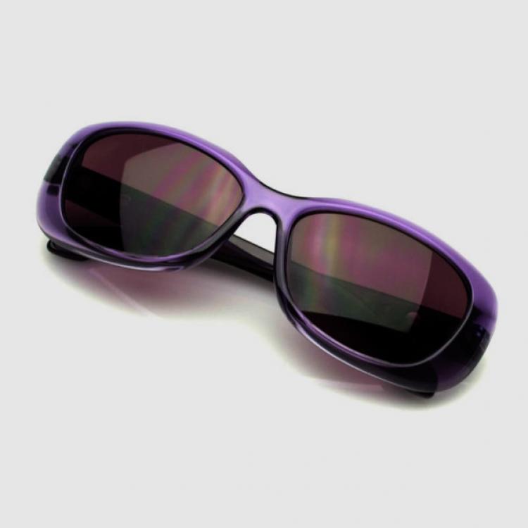 Pre Owned Calvin Klein CK3131S Purple Womens Sunglasses 