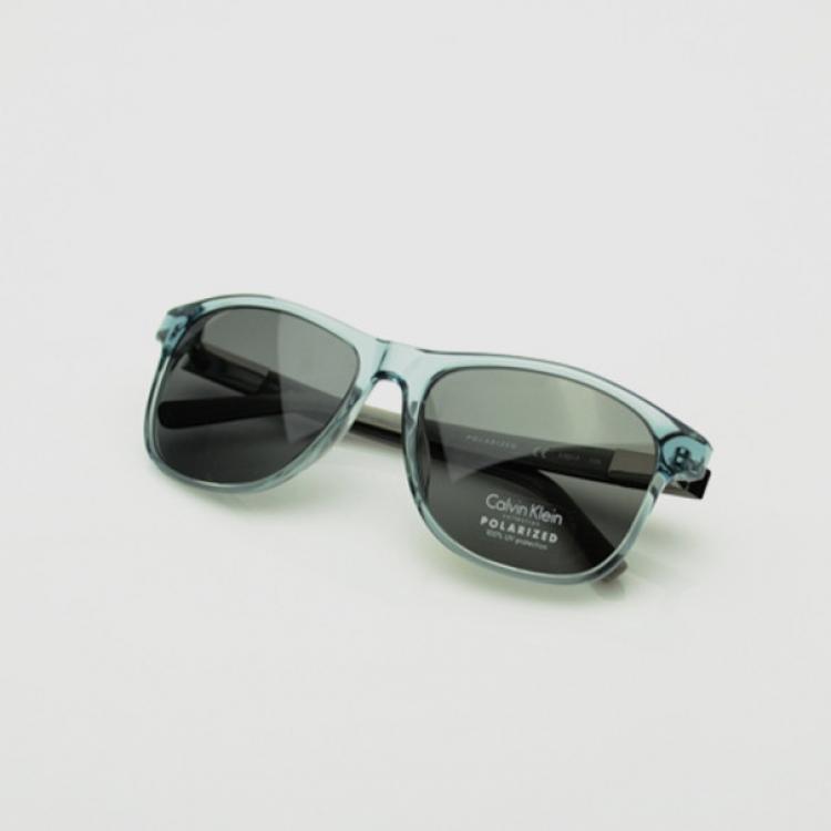 Pre Owned Calvin Klein Blue Frame Polarized CK7855SP Sunglasses