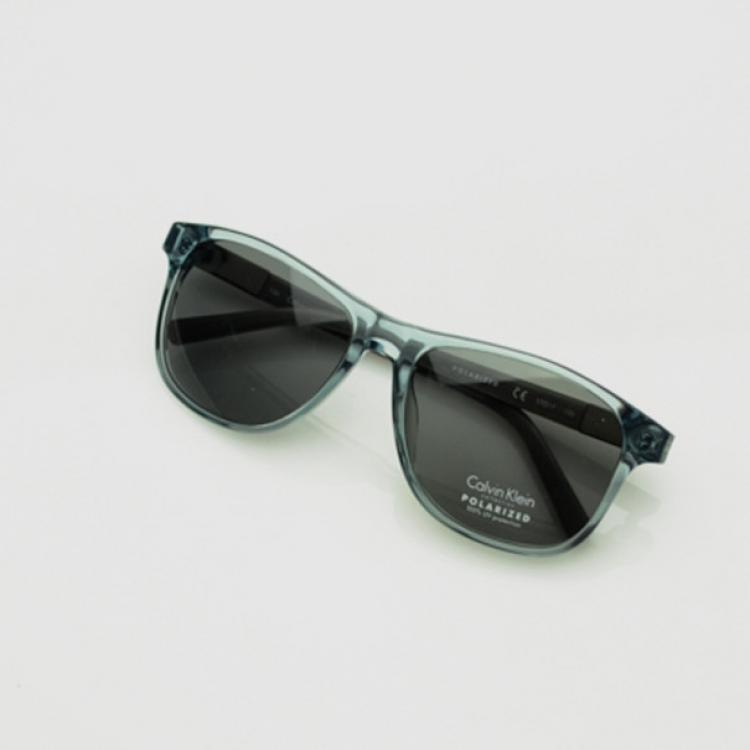 Pre Owned Calvin Klein Blue Frame Polarized CK7855SP Sunglasses