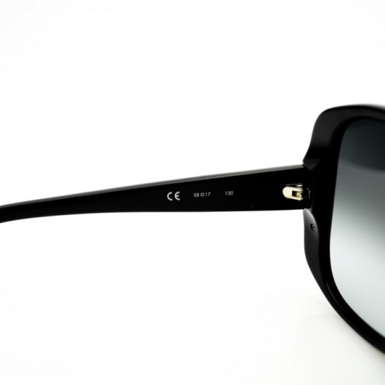 Pre Owned Calvin Klein Black CK7860S Square Sunglasses 