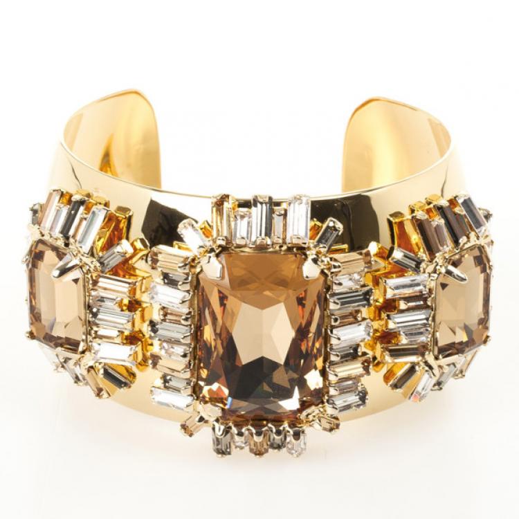 Carolina Herrera Rhinestones Bracelet Carolina Herrera | The Luxury Closet
