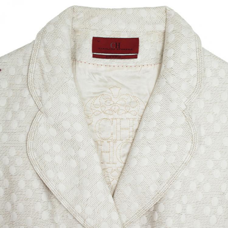 Pre Owned Carolina Herrera Dress Suit L