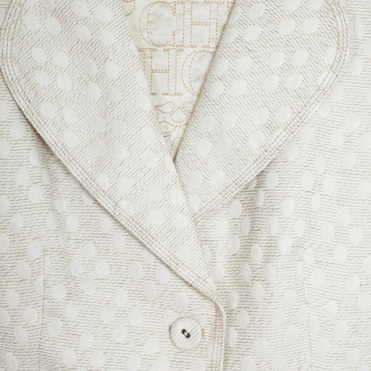 Pre Owned Carolina Herrera Dress Suit L