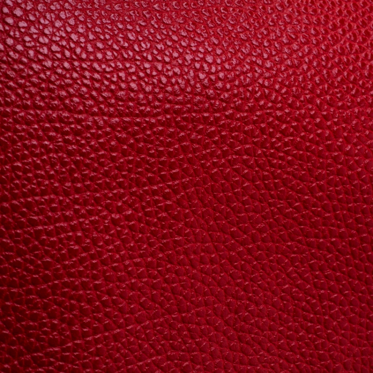 Pre Owned Carolina Herrera Red Leather Flap Crossbody Bag