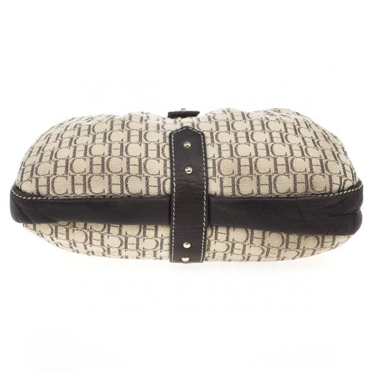 Pre Owned Carolina Herrera Monogram Bucket Bag