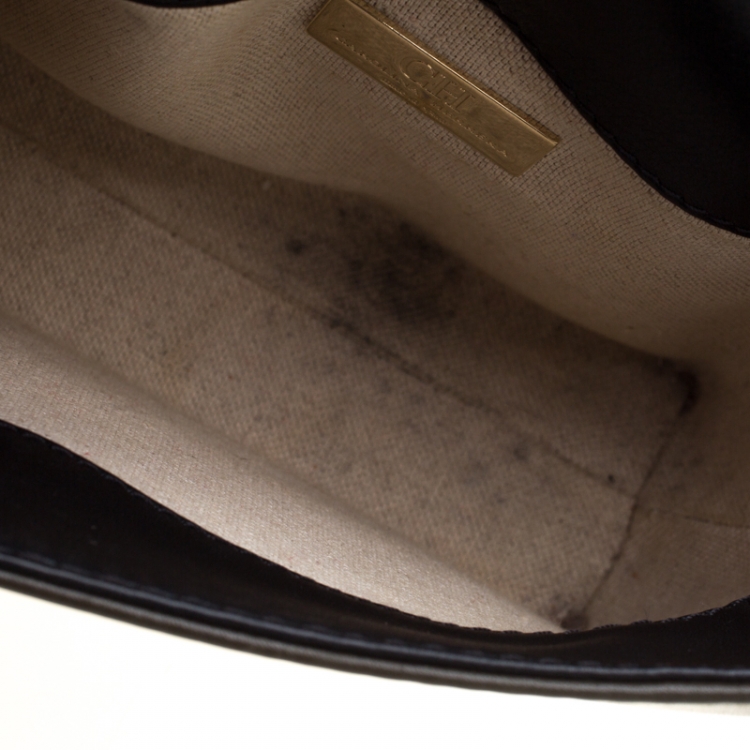 Pre Owned Carolina Herrera Tri Color Leather Shoulder Bag