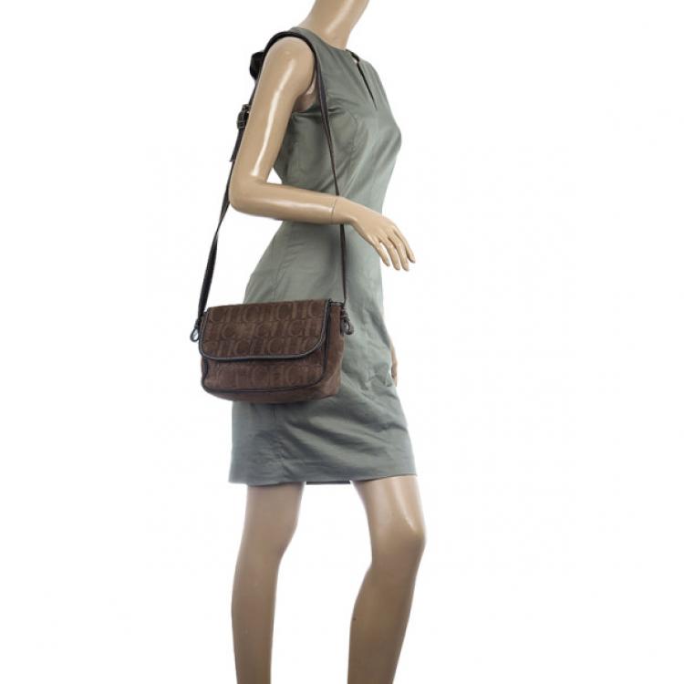 Pre Owned Carolina Herrera Messenger Bag