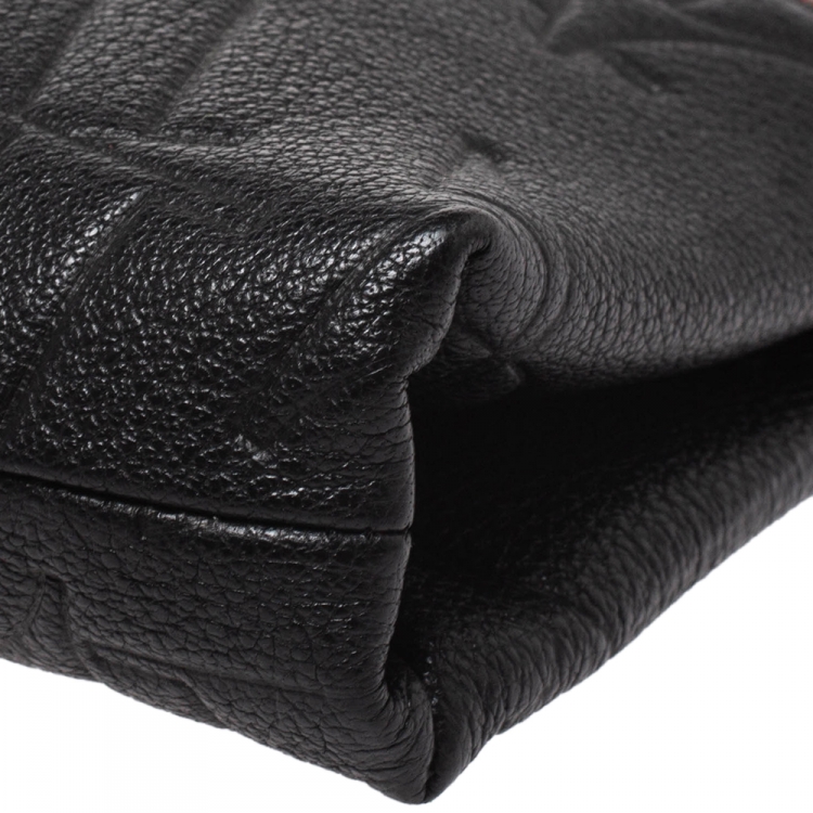 Pre Owned Carolina Herrera Black Leather Front Zip Crossbody Bag