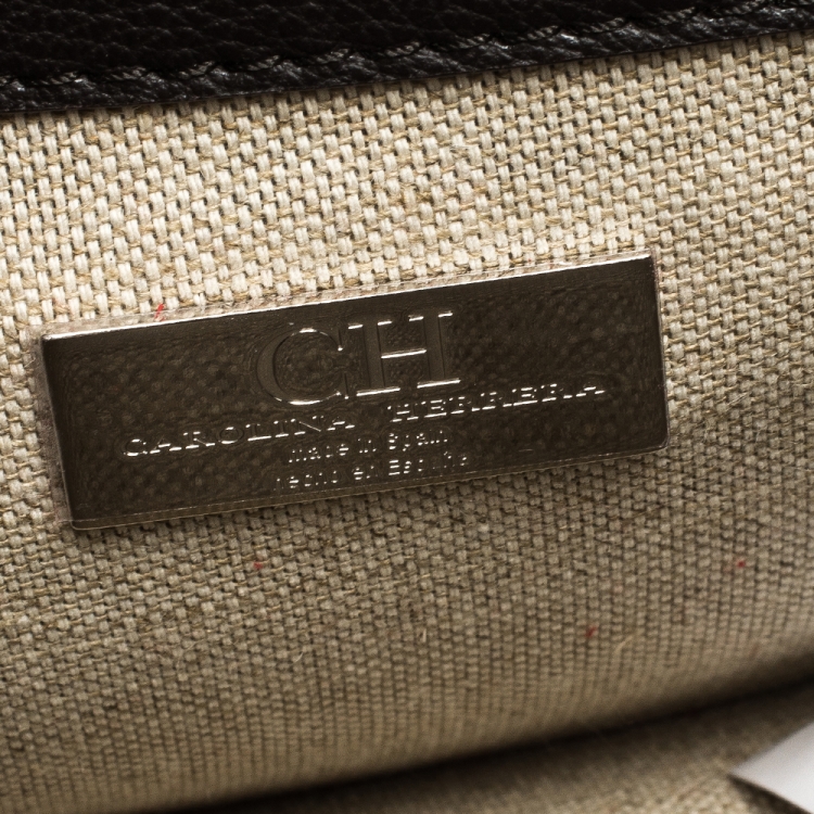 Pre Owned Carolina Herrera Multicolor Leather Carry on Bandoulière Shoulder Bag