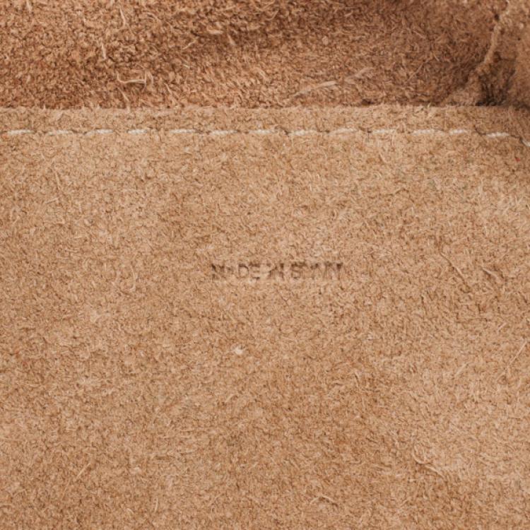 Pre Owned Carolina Herrera Red Leather Tote