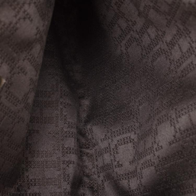 Pre Owned Carolina Herrera Tan Leather Logo CH Crossbody