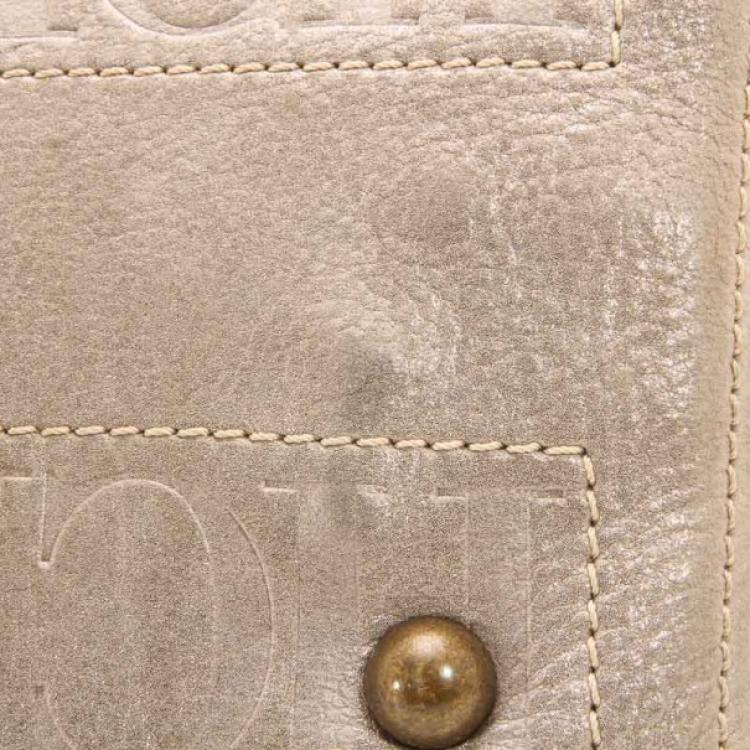 Pre Owned  Carolina Herrera Metallic Andy Boston Bag  