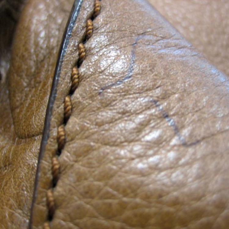 Pre Owned Carolina Herrera Brown Monogram Folded Flap Tote