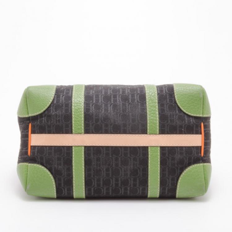 Pre Owned Carolina Herrera Monogram Multicolored Boston