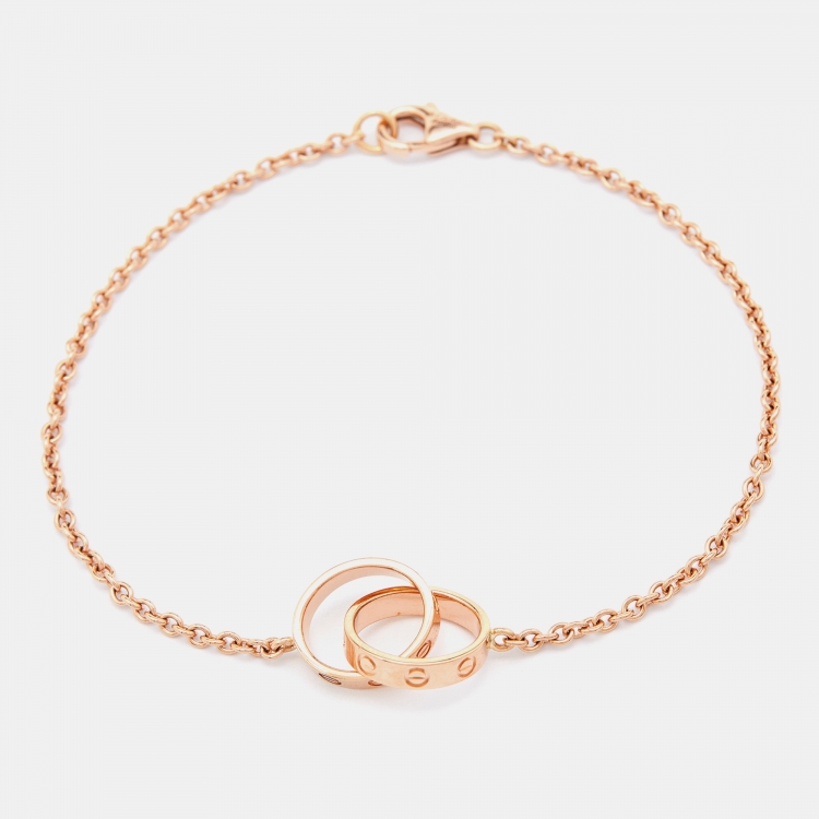 Cartier Love Interlocking Loops 18k Rose Gold Bracelet Cartier | The ...