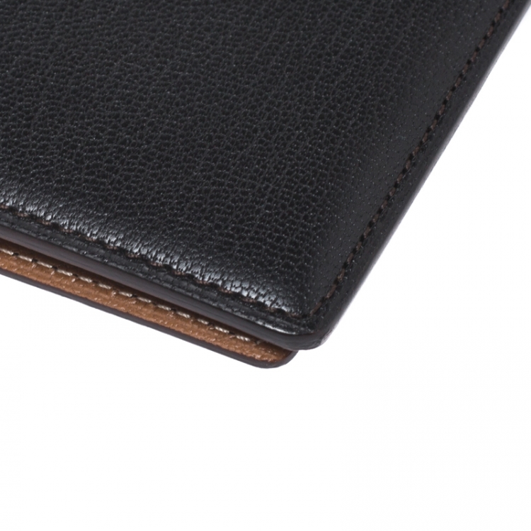 مملوكة مسبقًا Cartier Black Leather Passport Holder