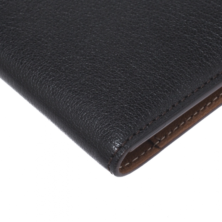 مملوكة مسبقًا Cartier Black Leather Passport Holder