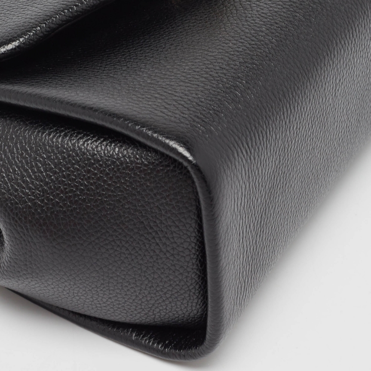Pre Owned Cartier Black Leather Mini Panthere Chain Bag