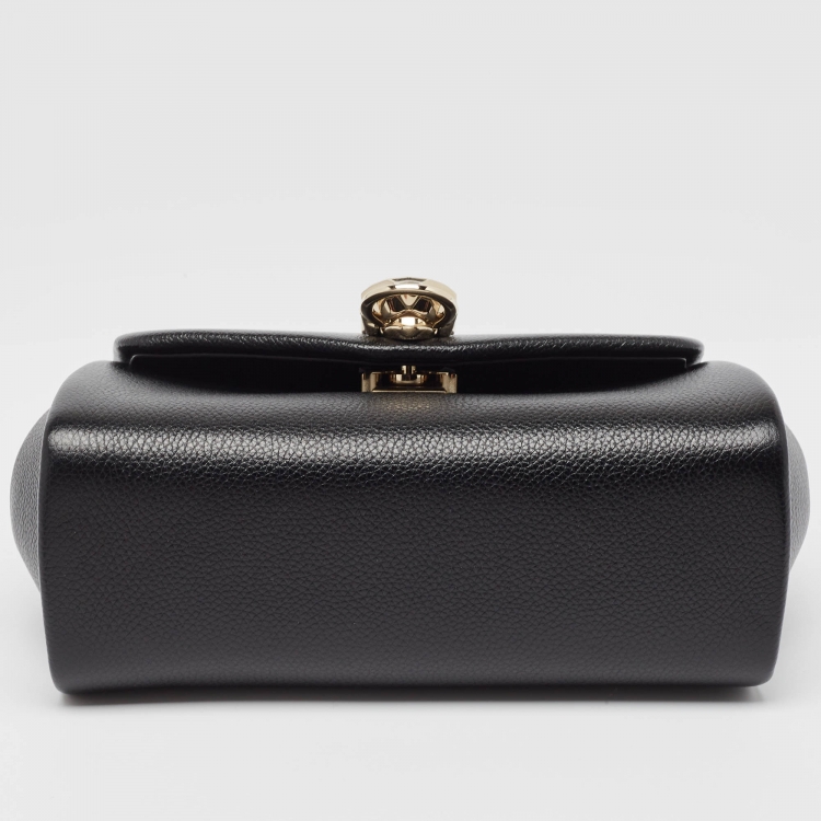 Pre Owned Cartier Black Leather Mini Panthere Chain Bag