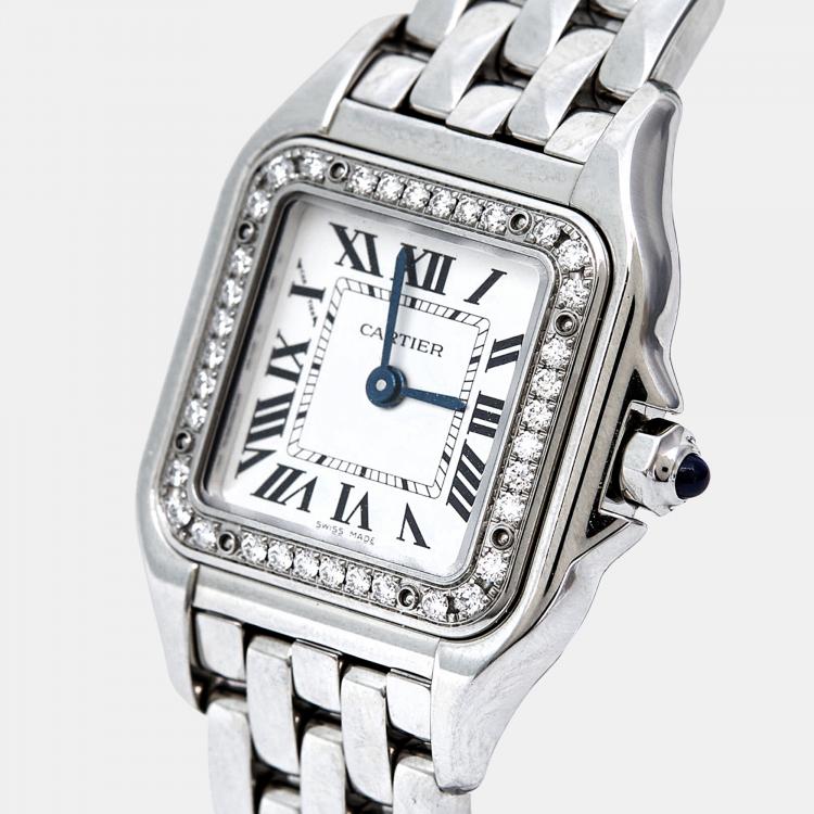 Panthère de cartier shop watch small model steel