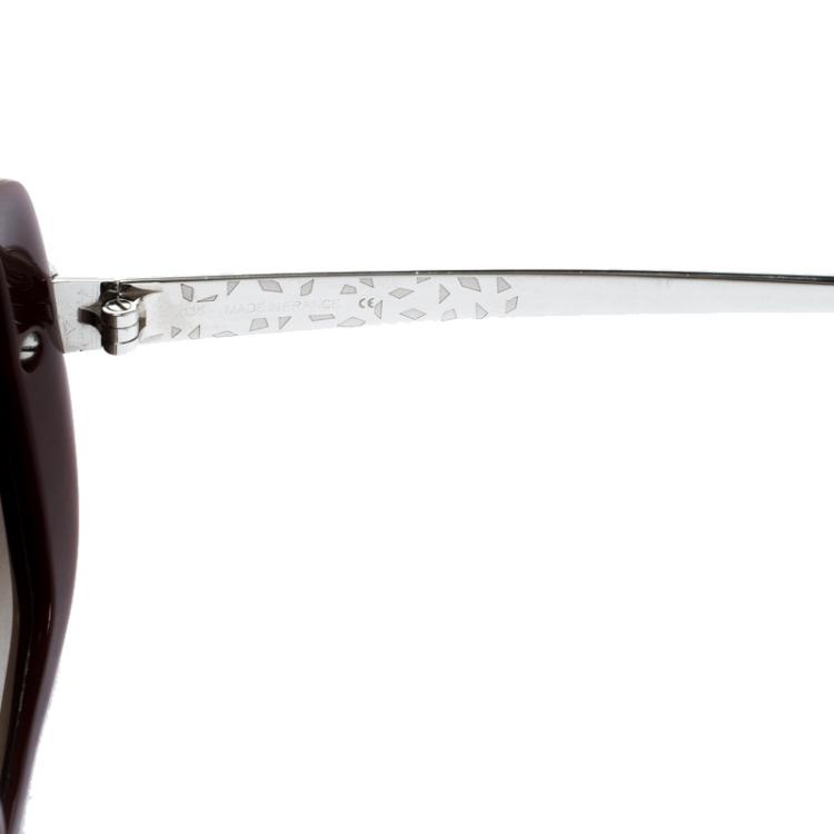 Pre Owned Cartier Red Panthère De Cartier Sunglasses