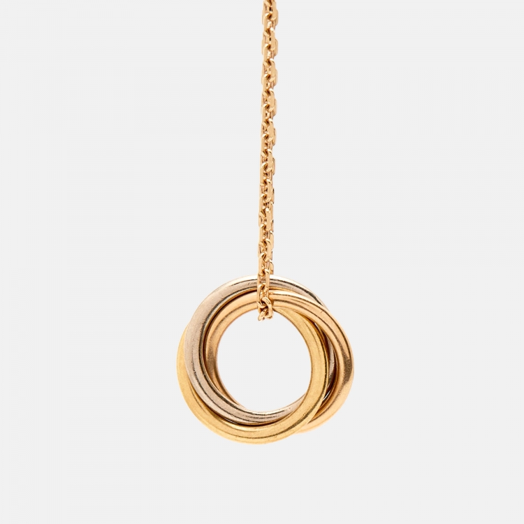 مملوكة مسبقًا Cartier Trinity 18k Three Tone Gold Bracelet