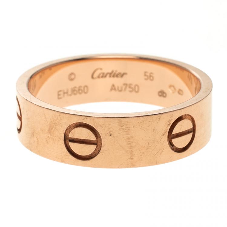cartier love ring size 56