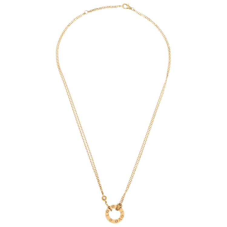 cartier love necklace cost