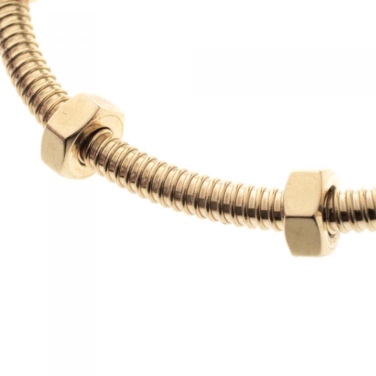 Pre Owned Cartier Ecrou de Cartier 18k Rose Gold Bracelet 16 cm