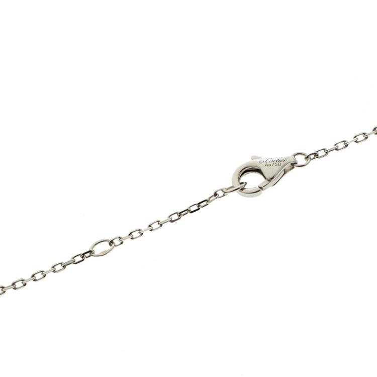 Pre Owned Cartier Juste Un Clou White Gold and Diamond Necklace