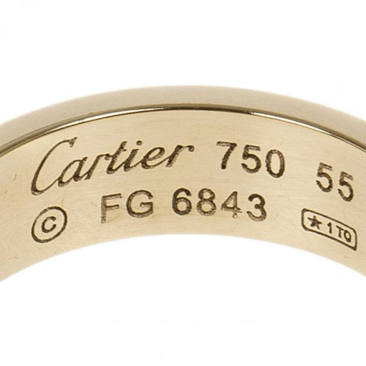 cartier love ring size guide